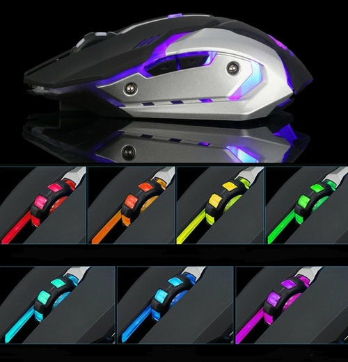 Ninja Dragon Stealth 7 Trådlös Tyst Gamingmus med LED-belysning