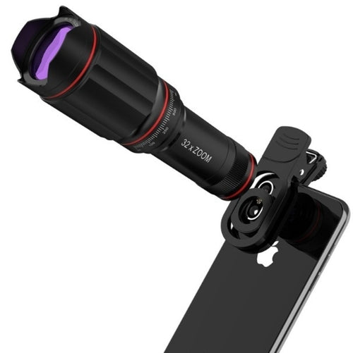 Ultra Crystal HD 32x Zoom Teleskoplinsset för Mobilkamera