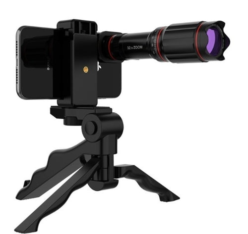 Ultra Crystal HD 32x Zoom Teleskoplinsset för Mobilkamera