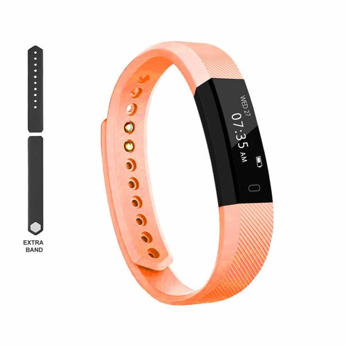 SmartFit Slim Aktivitetsarmband och Smartklocka med Övervakningsfunktion – inklusive gratis extra tillbehör